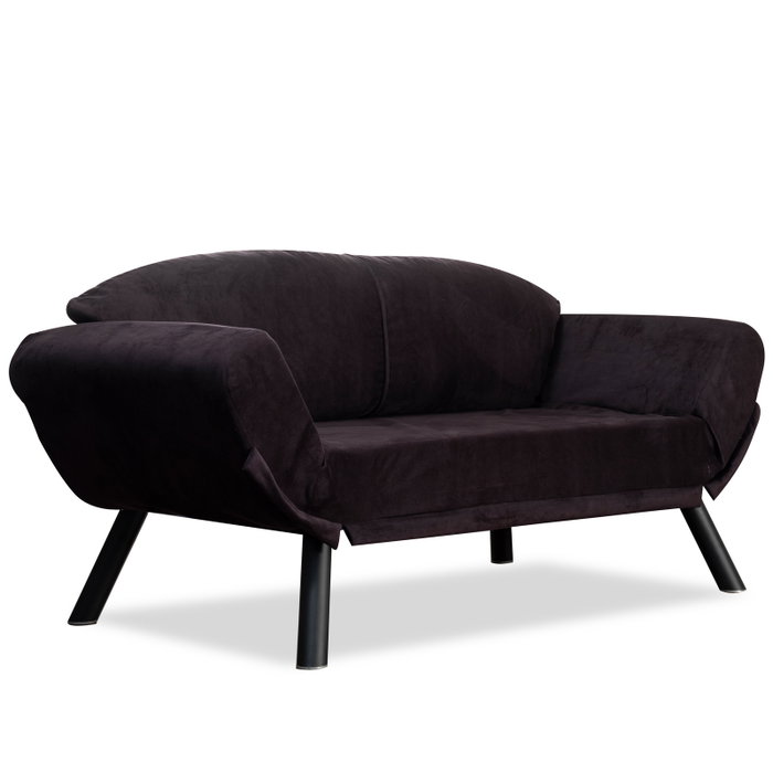 Atelier Del Sofa Genzo Sofá Cama de 2 Plazas - Negro Atelier Del Sofa Genzo Sofá Cama de 2 Plazas - Negro